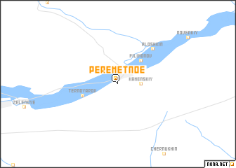 map of Peremetnoe