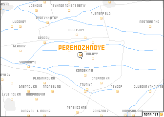 map of Peremozhnoye