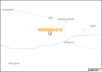 map of Peremskoye