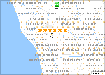 map of Perendam Raja