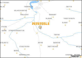 map of Pererosʼle