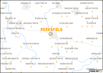 map of Peresföld