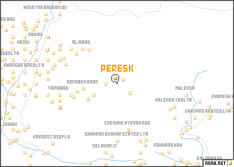 map of Peresk