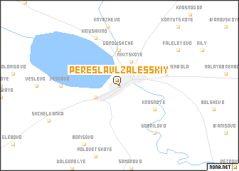 map of Pereslavl\