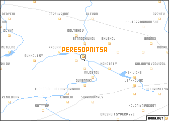 map of Peresopnitsa