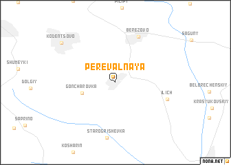 map of Pereval\