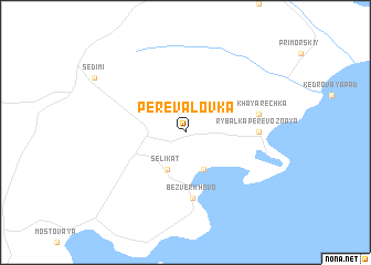 map of Perevalovka