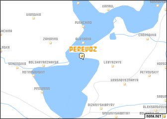 map of Perevoz