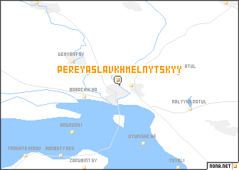 map of Pereyaslav-Khmelʼnytsʼkyy