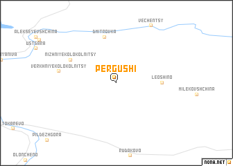 map of Pergushi