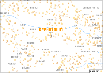 map of Perhatovići