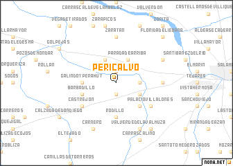 map of Pericalvo