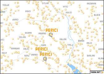 map of Perići