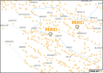 map of Perići