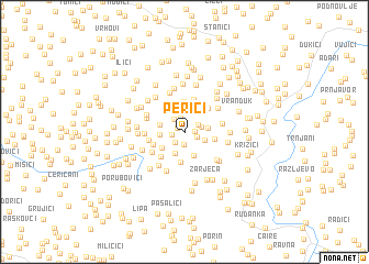 map of Perići