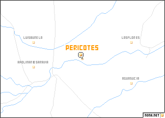 map of Pericotes