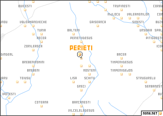 map of Perieţi