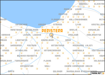 map of Peristéra