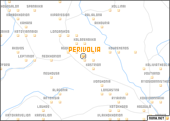 map of Perivólia
