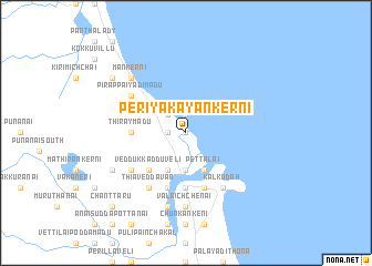 map of Periya Kayankerni