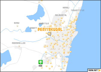 map of Periyakudal