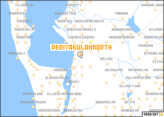 map of Periyakulam North