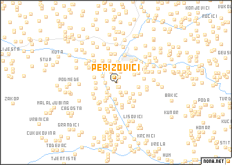 map of Perizovići