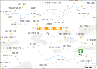 map of Perkhushkovo