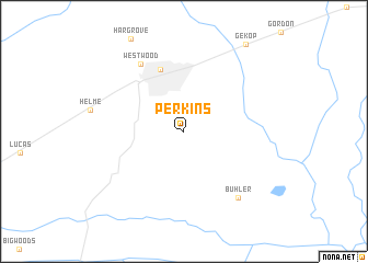 map of Perkins