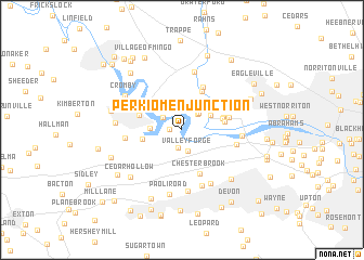 map of Perkiomen Junction