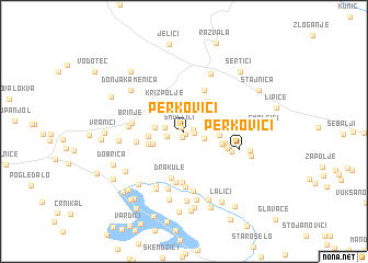 map of Perkovići