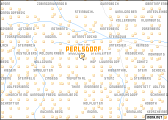 map of Perlsdorf