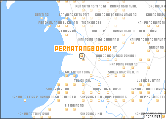 map of Permatang Bogak