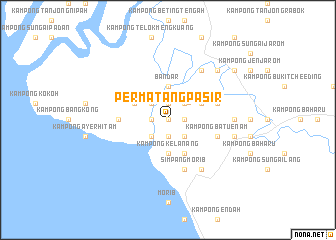 map of Permatang Pasir