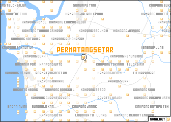 map of Permatang Setar