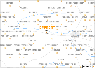 map of Pernant