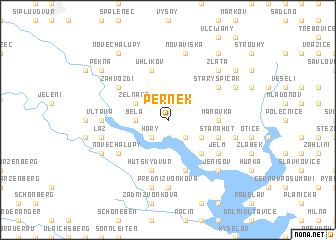 map of Pernek