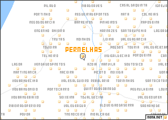 map of Pernelhas