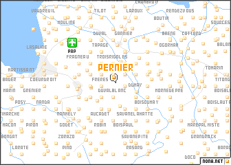map of Pernier
