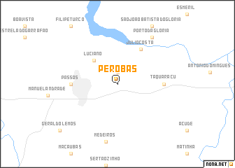 map of Perobas