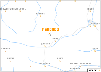 map of Perondo