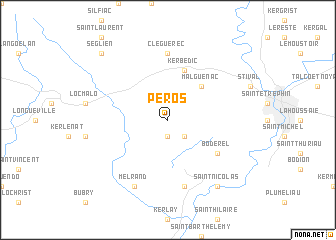 map of Péros