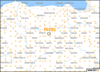 map of Pérou