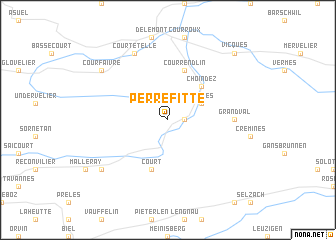map of Perrefitte