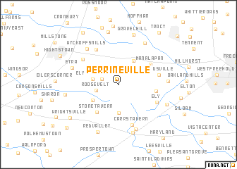 map of Perrineville