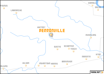 map of Perronville