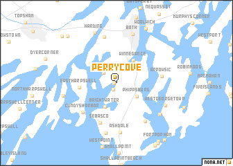 map of Perry Cove