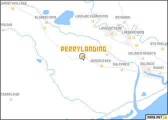 map of Perry Landing