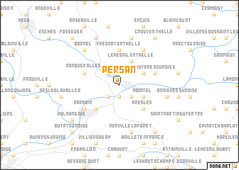 map of Persan