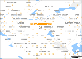 map of Persbodarna